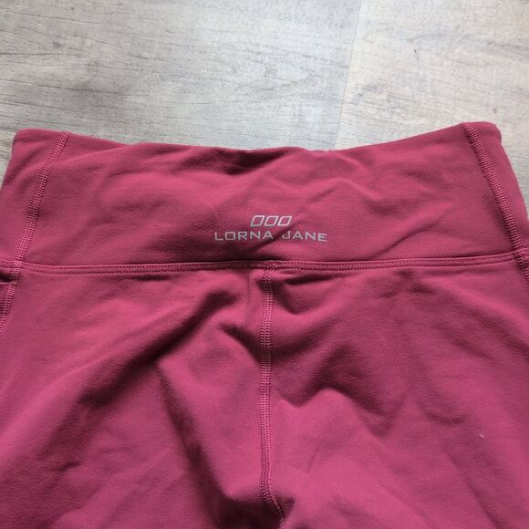 Lorna Jane Leggings Womens Medium M Pink High Rise Tight Ladies - Picture 3 of 7